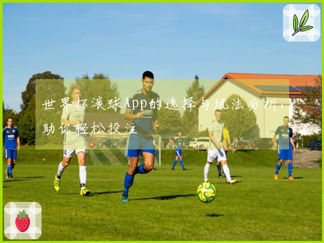 世界杯滚球App的选择与玩法分析，助你轻松投注
